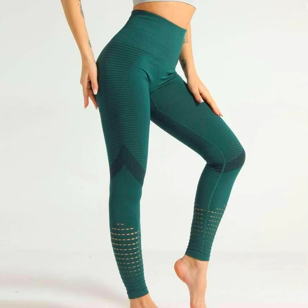 Green yoga pants legging size small - Picture 1 of 8